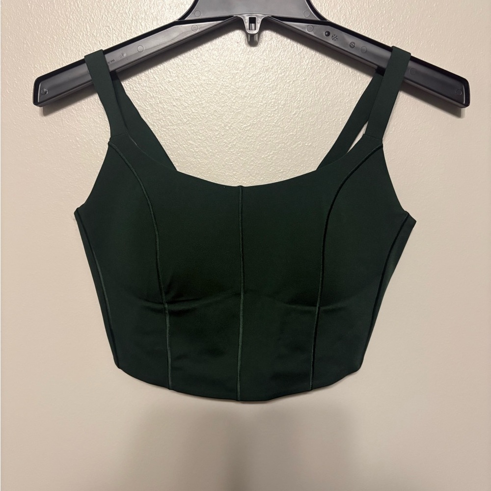 Offline by aerie Forrest Green Sports Bra